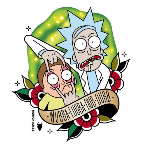 500x500 rick and morty drawings rick, morty tattoo, rick, morty