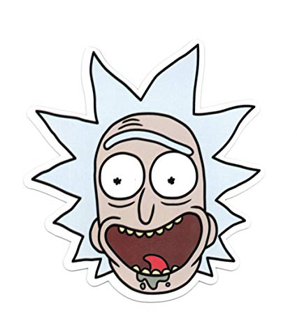 425x471 rick and morty rick car magnet automotive