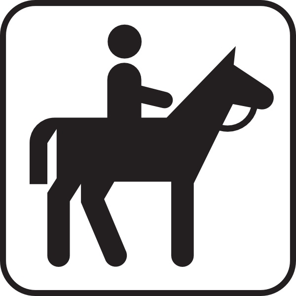 600x600 Horse Back Riding Clip Art Free Vector In Open Office Drawing