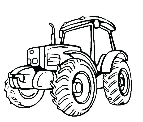 605x517 Coloring Pages Of Tractors Auchmar