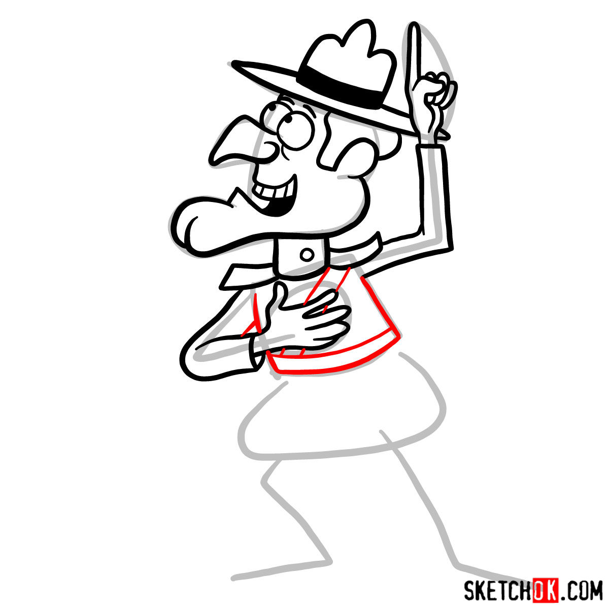 1200x1200 How To Draw Dudley Do Right