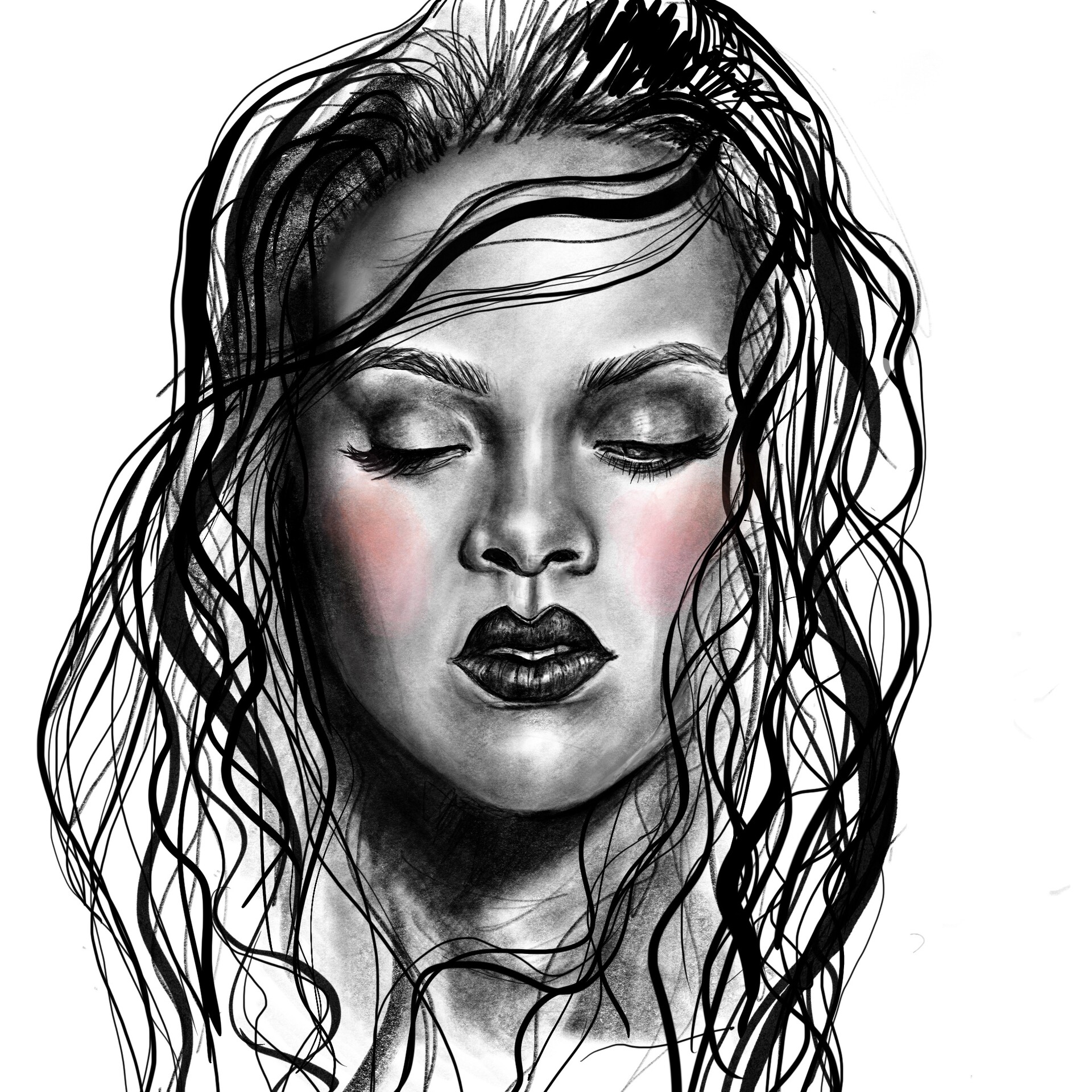 Rihanna Drawing Free download on ClipArtMag