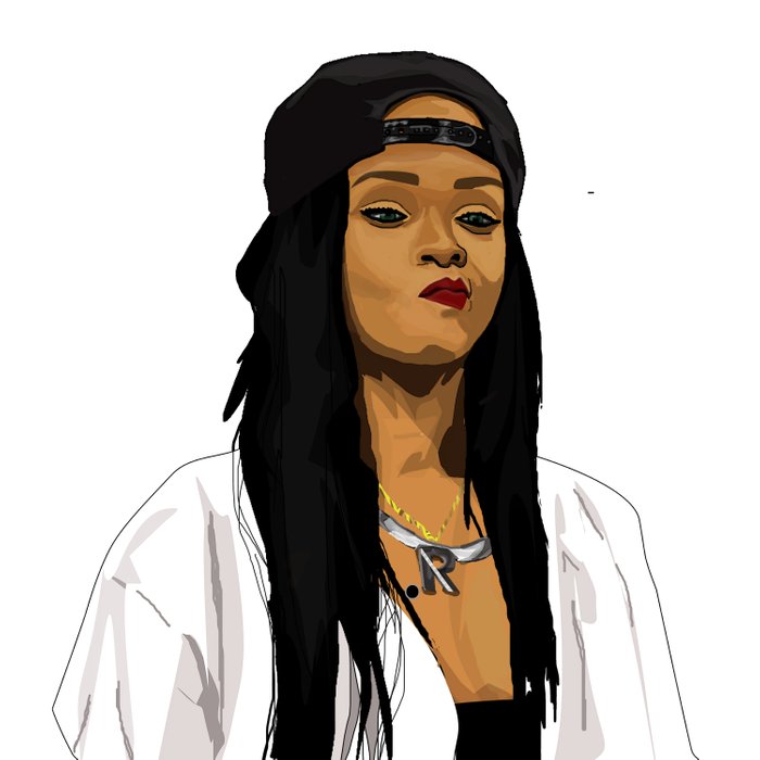 700x700 Rihanna Duvet Cover