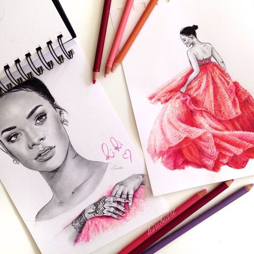 500x500 Gvldshawty Talent Art, Color Pencil Art, Drawings