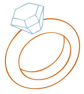 270x302 How To Draw A Ring, Step