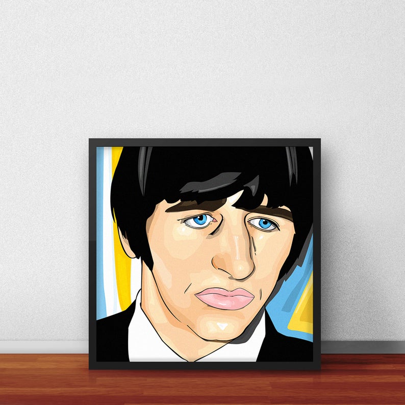 794x794 ringo starr poster etsy