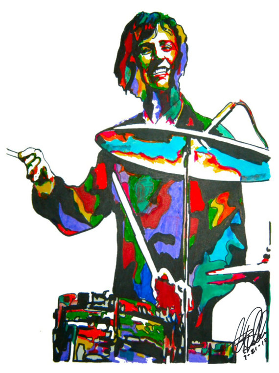 570x760 ringo starr of the beatles poster from original drawing x