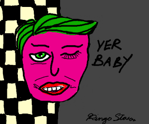 300x250 ringo starr ms paint art