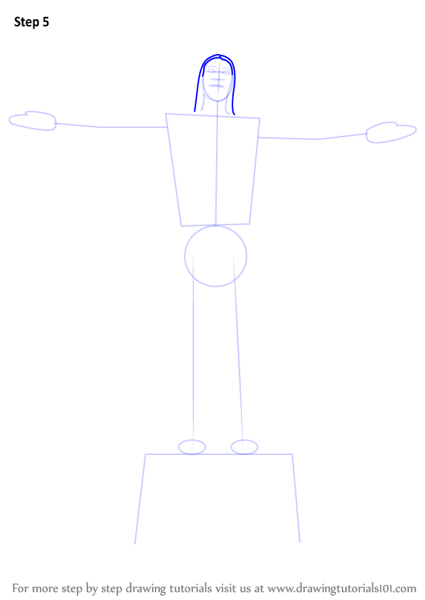 598x844 Learn How To Draw Christ The Redeemer