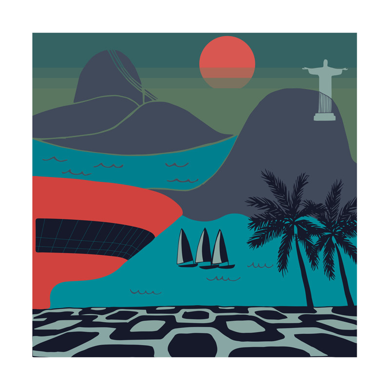 800x800 Rio De Janeiro Wall Art Prints