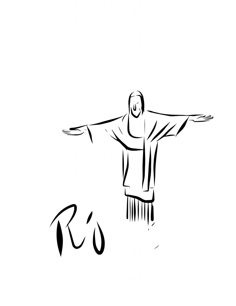 792x1024 Briefbox Christ The Redeemer, Rio De Janeiro Illustration