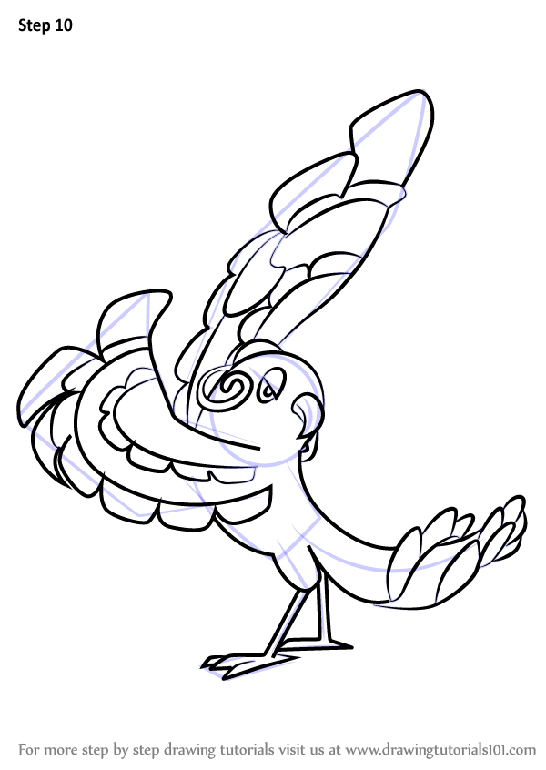 600x846 Learn How To Draw Oricorio