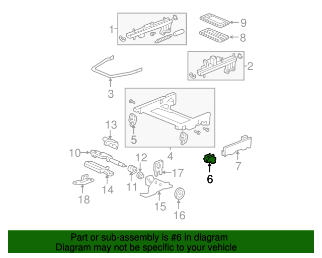 640x512 Cover, R Front Middle Seat Riser