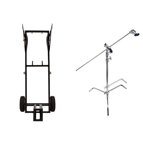 600x600 Avenger Sliding C Stands And Cart Bundle