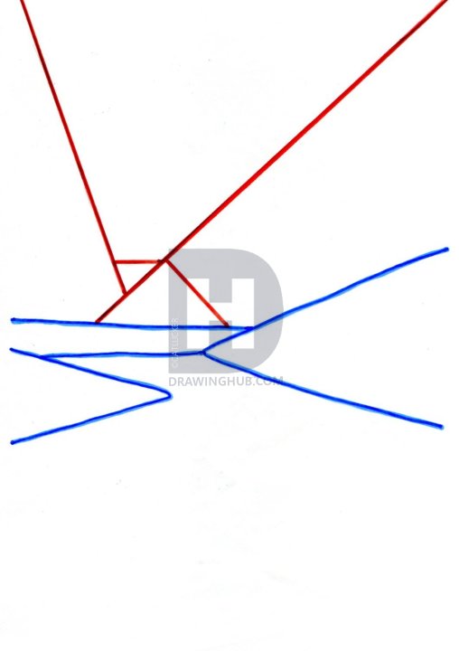 508x720 How To Draw A Realistic River, Step