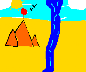 300x250 The Nile River Defies Gravity