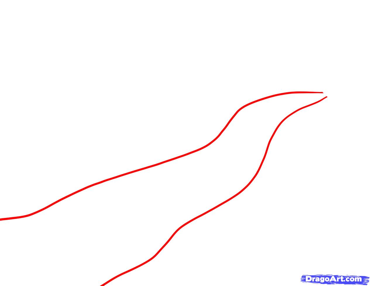 1265x979 How To Draw A River Step