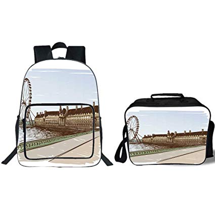 425x425 School Backpack Lunch Bag Bundle,london