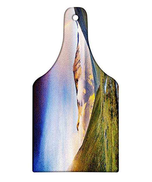 522x625 Ambesonne Landscape Cutting Board, Serene Meadow