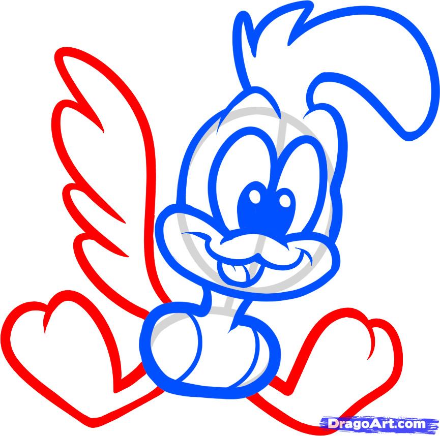Road Runner Cartoon Drawing Free download on ClipArtMag.