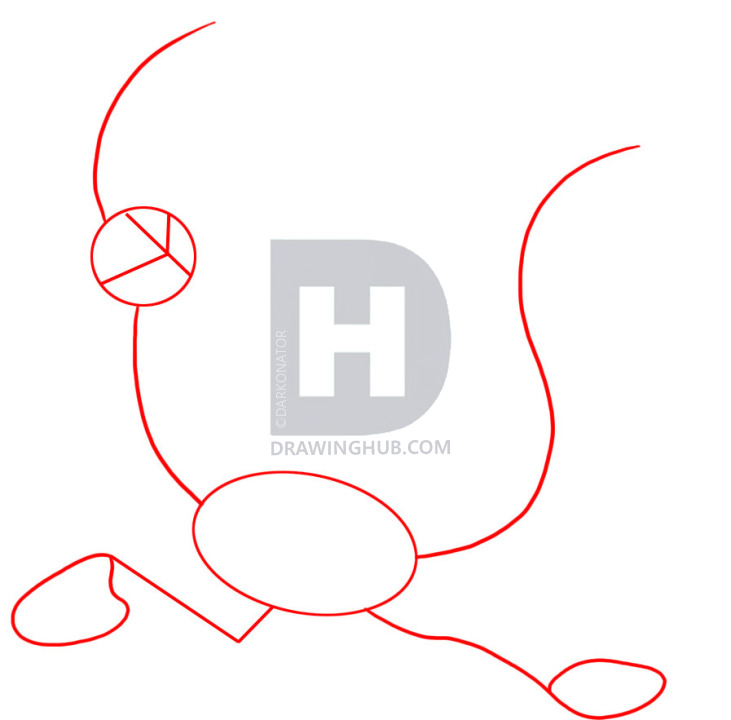 731x720 How To Draw Road Runner, Step