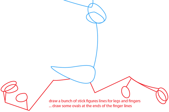 550x365 How To Draw Road Runner From Looney Tunes With Easy Step