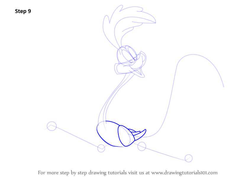 845x598 Learn How To Draw The Road Runner