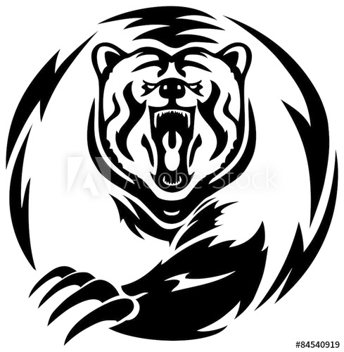 489x500 Big Bear Tattoo