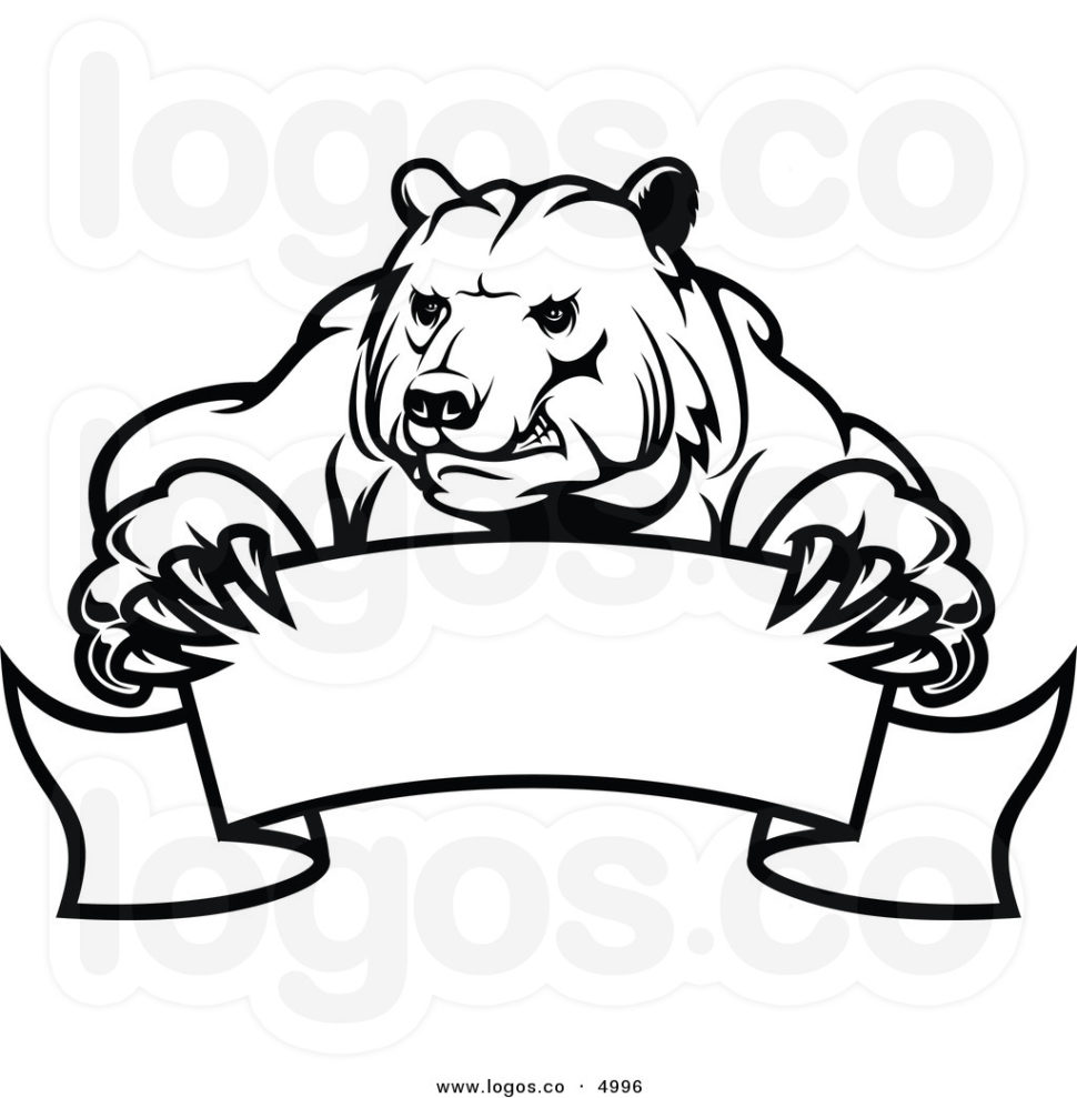 970x989 Bear Roaring Drawing Barbed Wire Border Clip Art Tags Cinema