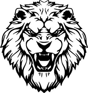 Roaring Lion Head Drawing | Free download on ClipArtMag