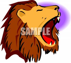 300x269 Roaring Lion Head Clipart Collection