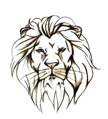 372x410 Simple Lion Face Lion Head Logo Simple Minimalist Basic Lion Face