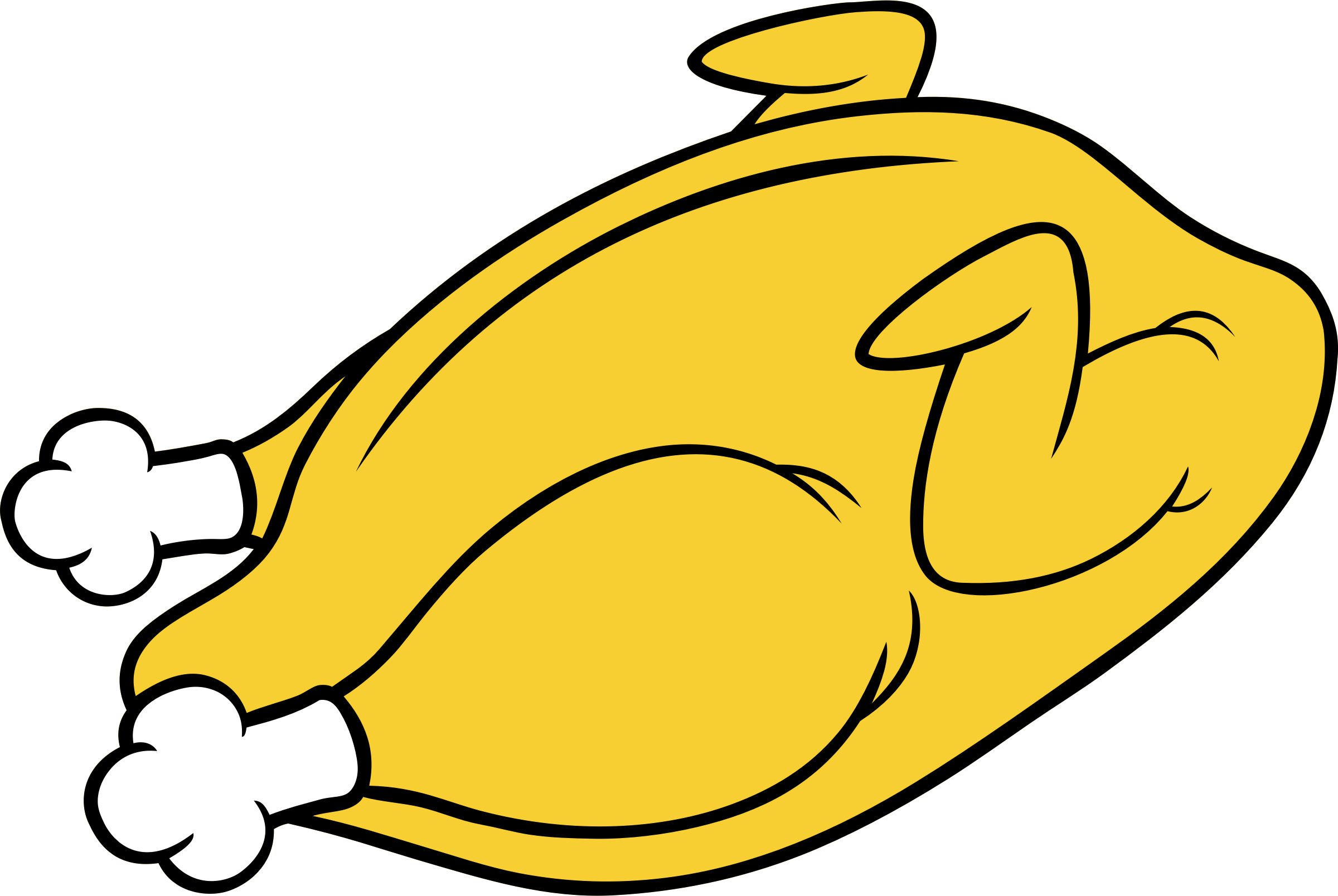 2400x1608 Dish Drawing Roasted Chicken Frames Illustrations Hd Images