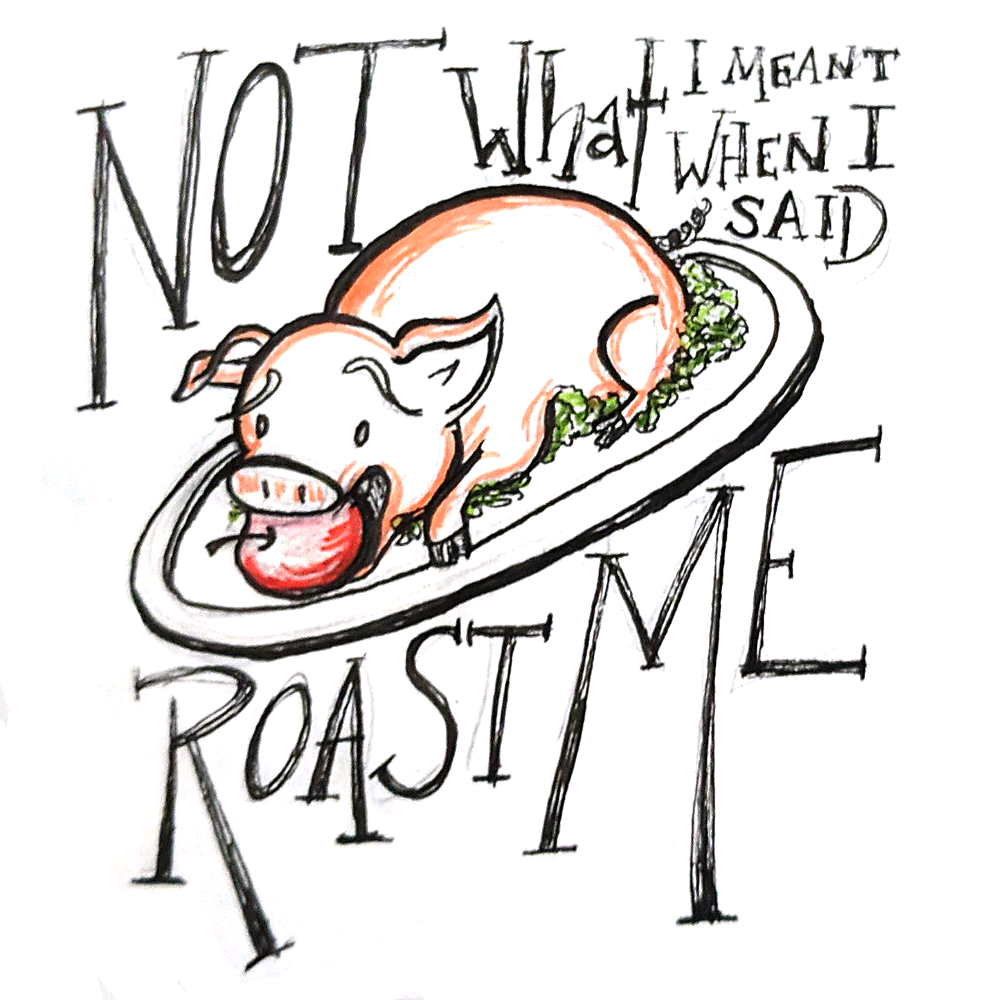 1443x1444 Inktober Day Roasted Ham Eye Am