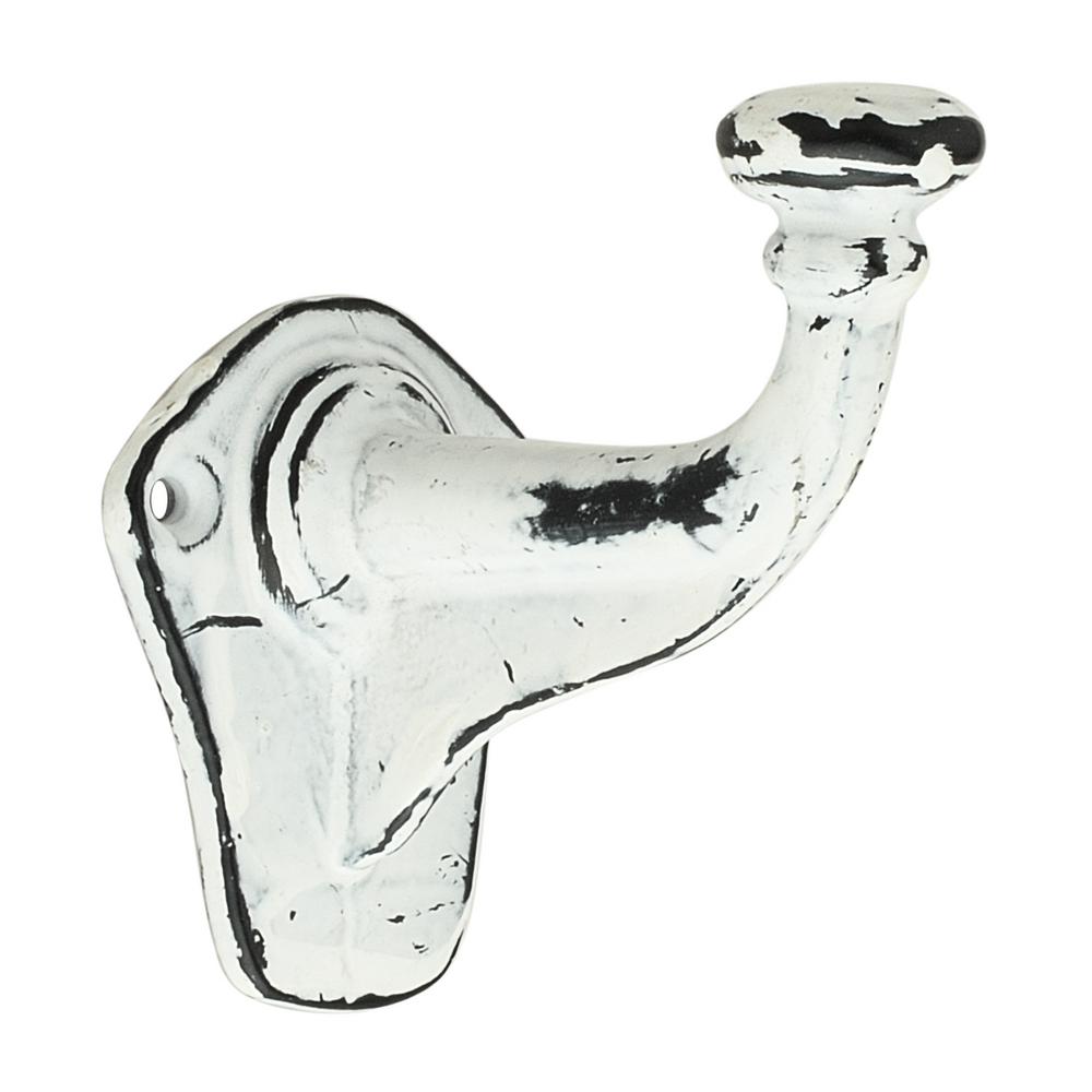 1000x1000 mascot hardware memphis in distressed white single robe hook