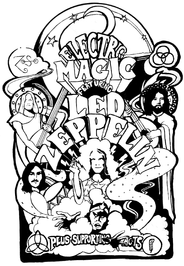 783x1131 Led Zeppelin Poster