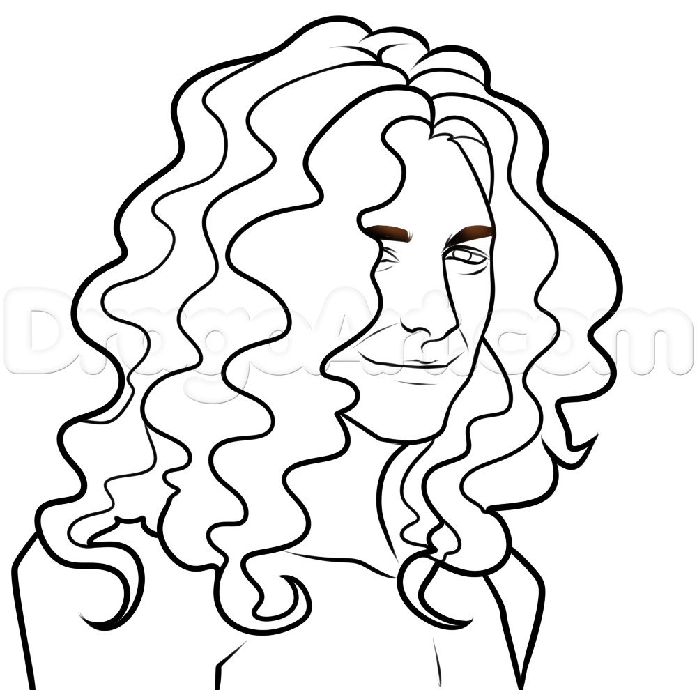 1000x990 Drawing Robert Plant, Step
