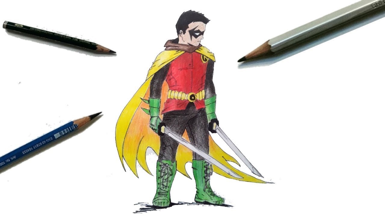 1280x720 Drawing Damian Wayne