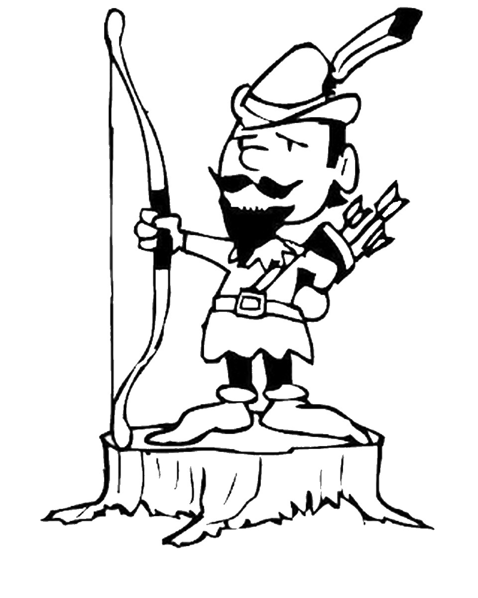 Robin Hood Drawing Free download on ClipArtMag