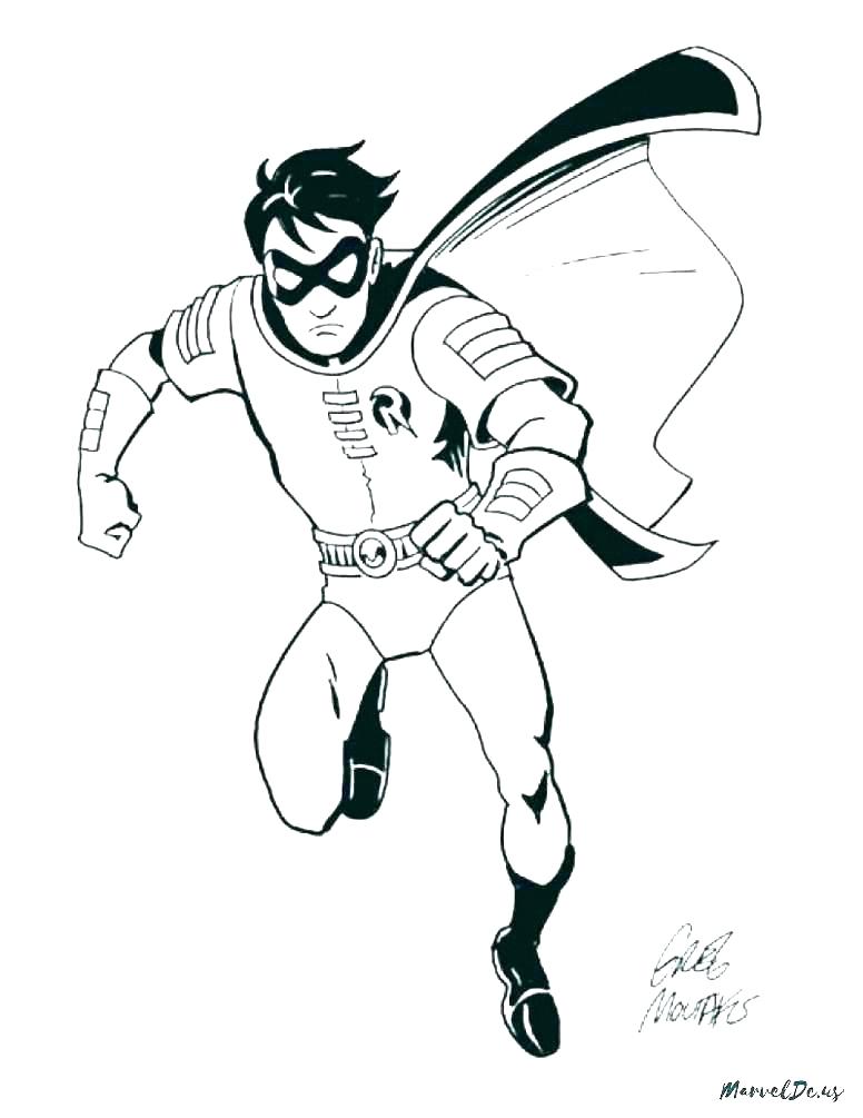 776x1005 Batman And Robin Coloring Sheets