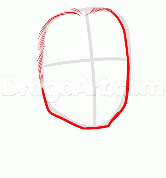 544x583 Draw Robin Williams, Step