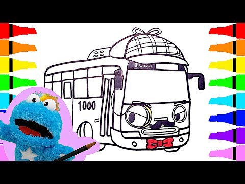 480x360 How To Draw Tayo The Little Bus Rogy Robocar Poli Roi For Kids