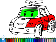 180x135 Robocar Poli Coloring Book