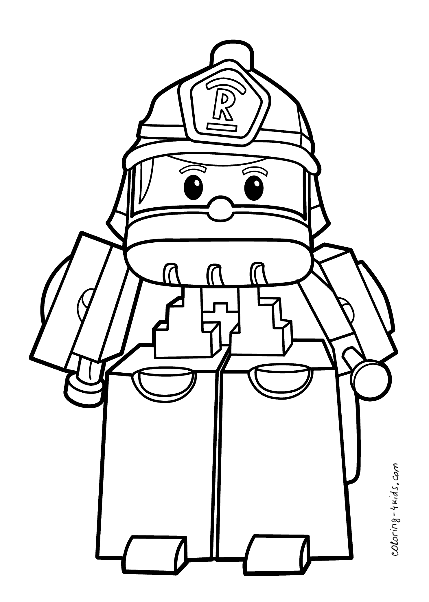 1483x2079 robocar poli coloring pages roy for kids, printable free