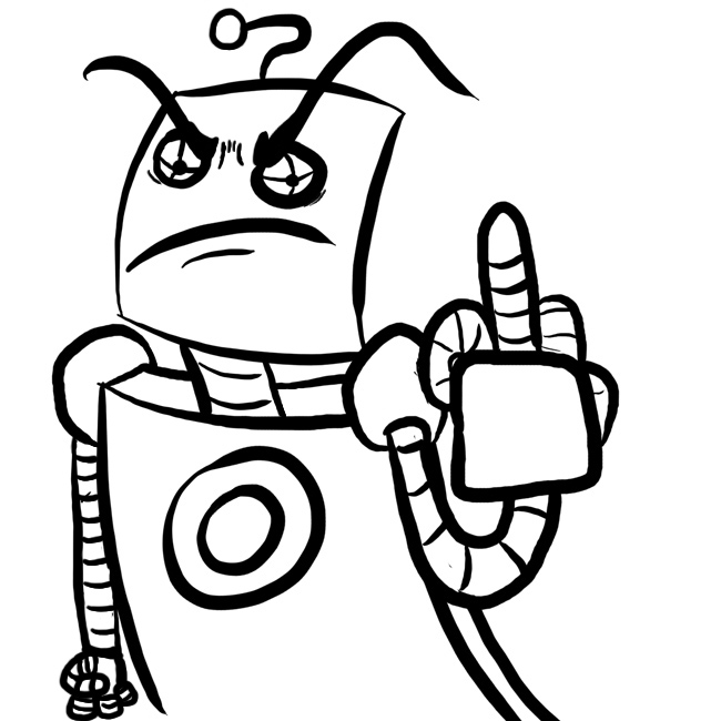 650x650 Robot Drawing Cartoon For Free Download