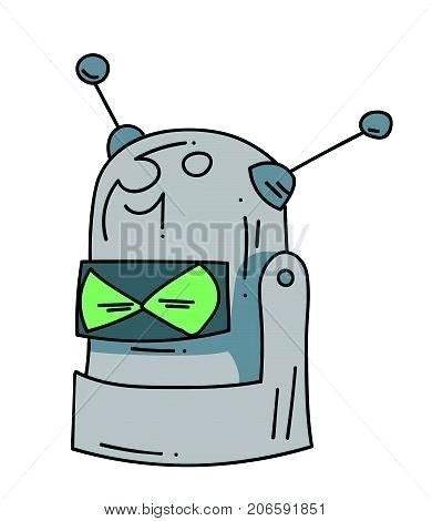 390x470 robot head drawing cartoon old robot head robot faces drawing