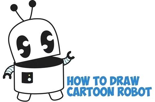 500x330 How To Draw Robot Step