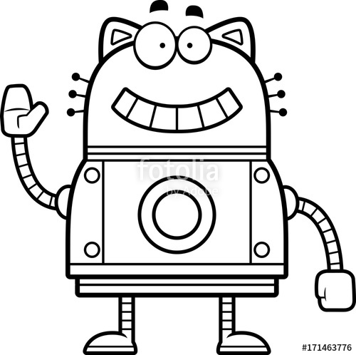 500x498 Robot Dog Waving Stock Image And Royalty Free Vector
