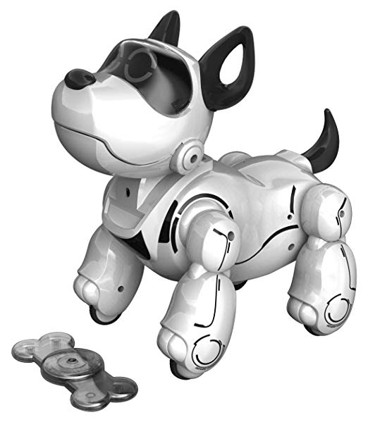 522x599 silverlit pupbo robotic dog programmable puppy, white