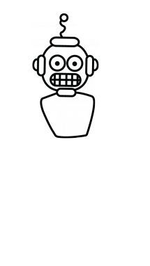 215x382 Collection Of Free Robot Drawing Step By Download On Ui Ex